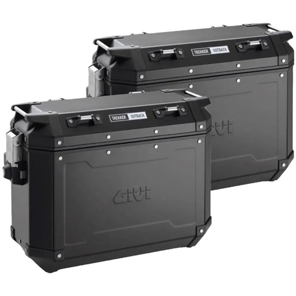 Bau Lateral Givi OBKN37BPACK2 Outback 37L Monokey Cam-Side Par Preto