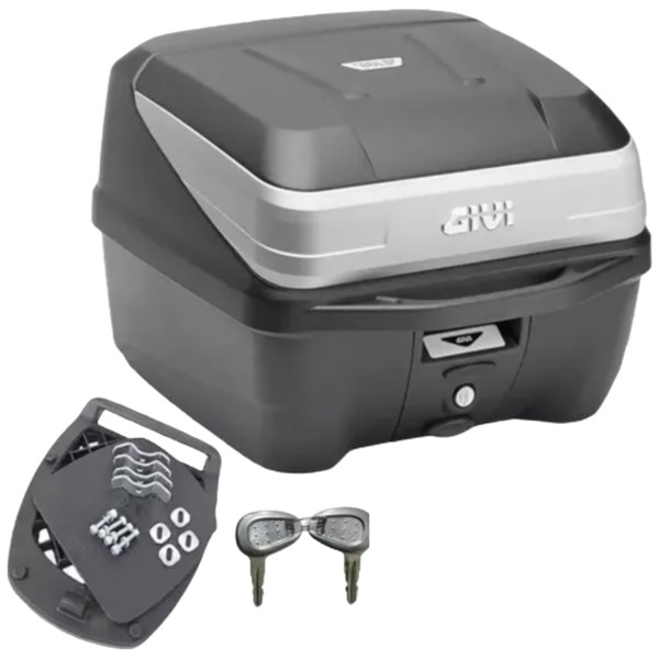 Bau Traseiro Givi T33NBR Traffic 3 33L Monolock Prata
