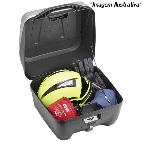 Bau Traseiro Givi T33NTBR Traffic 3 33L Monolock Preto