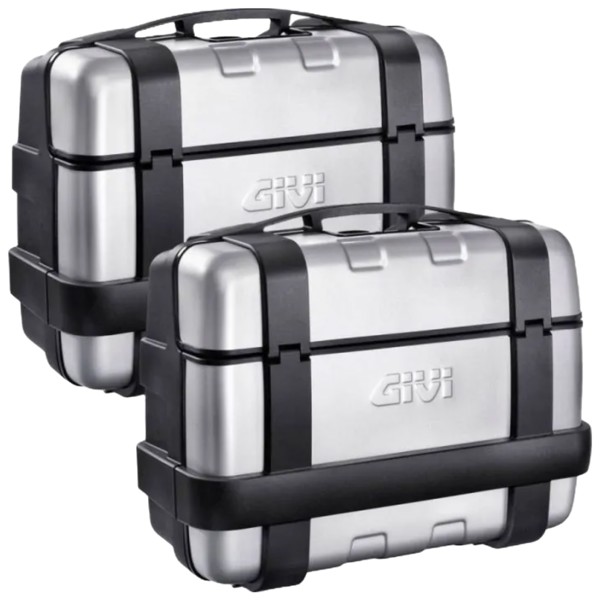 Bau Lateral Givi TRK33NPACK2 Trekker 33L Monokey Par Escovado