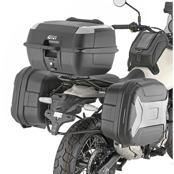 Bau Lateral Givi TRK35BNPACK2 Trekker Lite 35L Monokey Par Prata