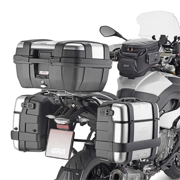 Bau Traseiro Givi TRK52N Trekker 52L Monokey Escovado