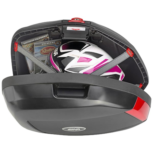 Bau Lateral Givi V35N 35L Monokey Par Vermelho
