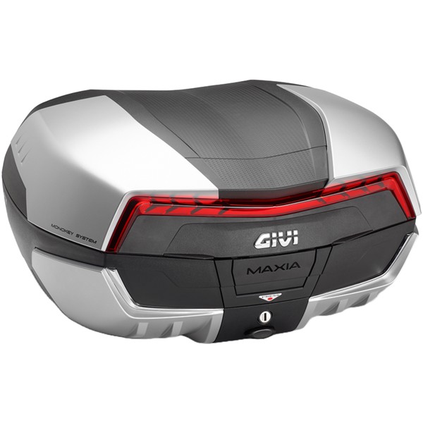 Bau Traseiro Givi V58N Maxia 5 58L Monokey Vermelho tampa Alumínio