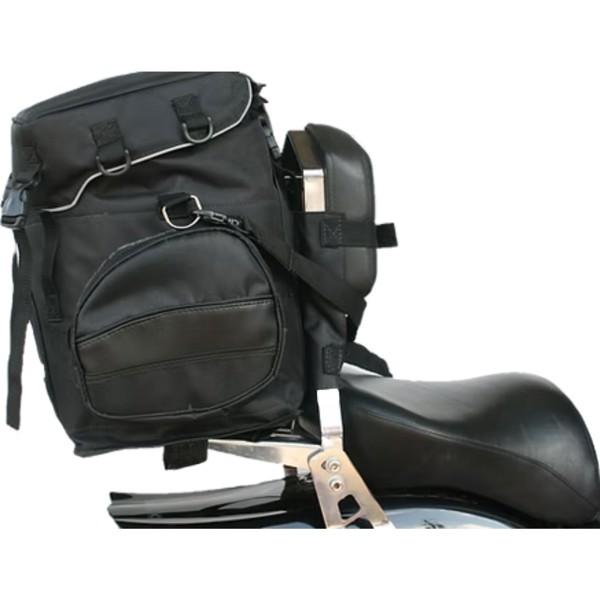 Bolsa Traseira Max M AC45 PT 45L Impermeável Preta