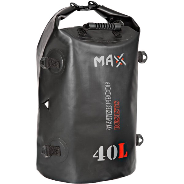 Bolsa Traseira Max M BAG40 40L Impermeável Preta