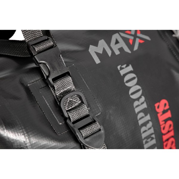 Bolsa Traseira Max M MES30 30L Impermeável Preta com alça Preta