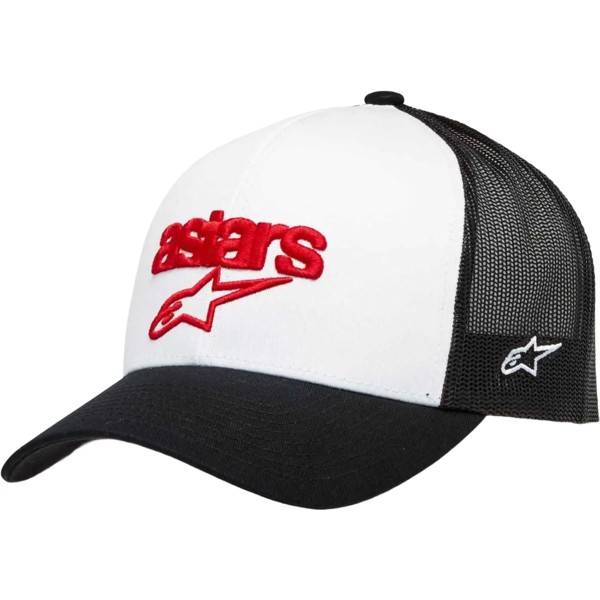 Boné Alpinestars Pedigree Preto Branco
