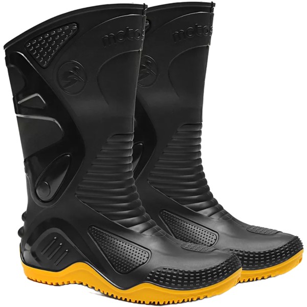 Bota Chuva Motosafe Sola Amarela