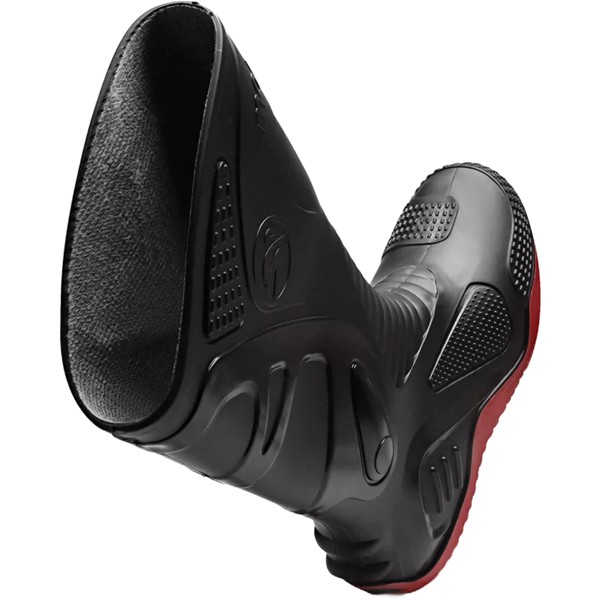Bota Chuva Motosafe Sola Vermelha