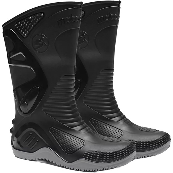 Bota Chuva Motosafe Sola Cinza