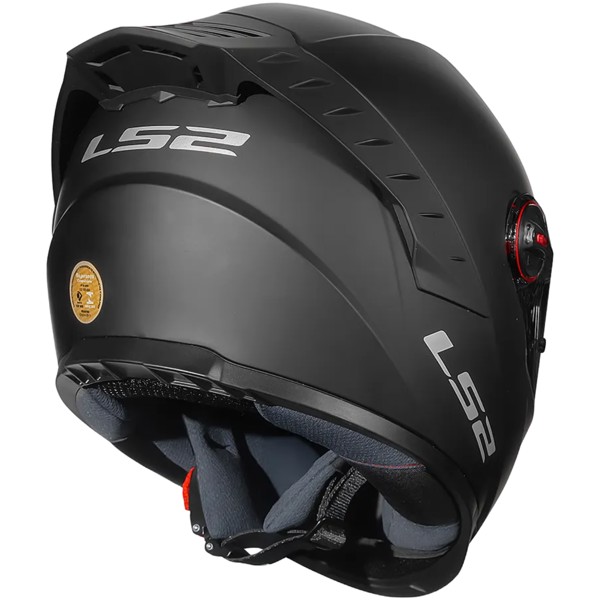 Capacete LS2 FF358 Classic Pro Monocolor Preto Fosco