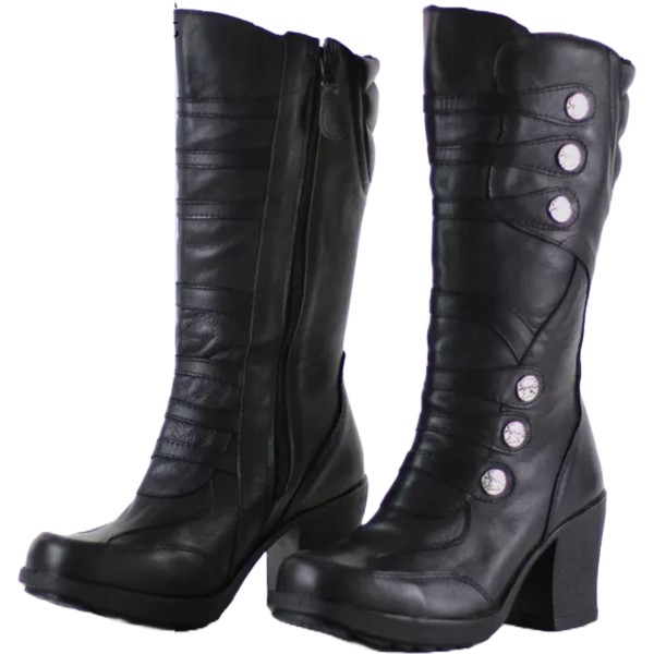 Bota Mondeo Strada Salto Alto 2525 Feminina Preta