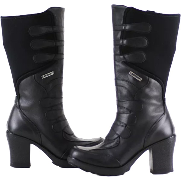 Bota Mondeo Neoprene Boot Cano Alto 2828 Feminina Preta