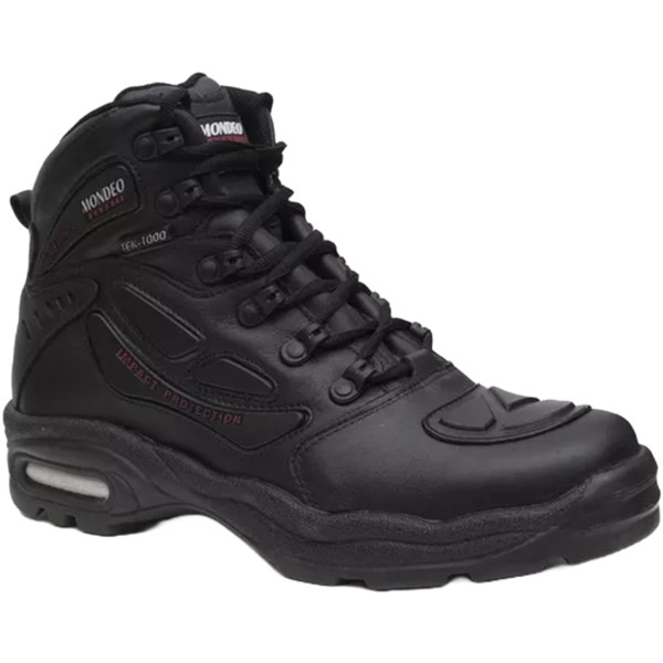 Bota Mondeo Elite Force Couro 3030 Masculina Preta