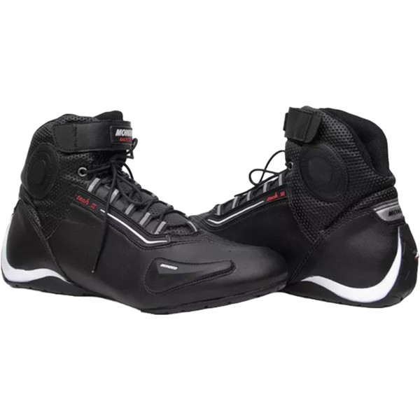 Bota Mondeo Moto Spirit Tech 3 Couro 9940 Masculina Preta