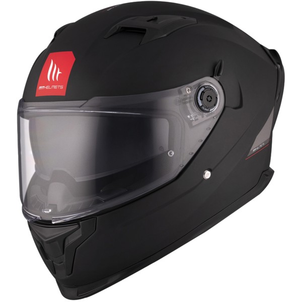 Capacete MT Braker SV Solid A1 Preto Fosco | Moby Sport
