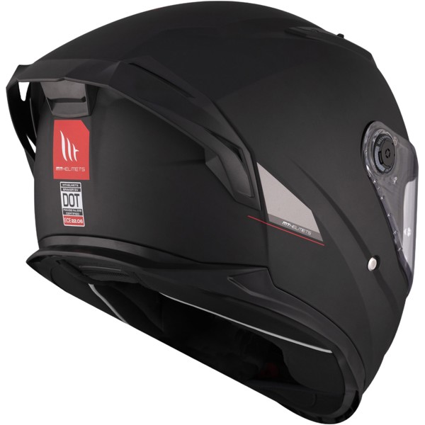 Capacete MT Braker SV Solid A1 Preto Fosco | Moby Sport