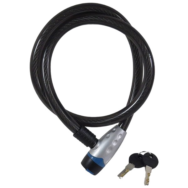 Cabo Aço Espiral 15x150cm Shield 668C Preto