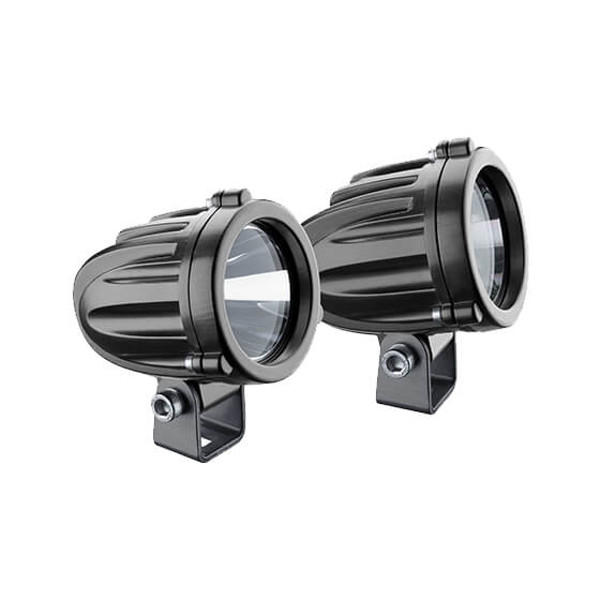 Farol Auxiliar Milha Alumínio Preto Led 990 Lumens Interphone