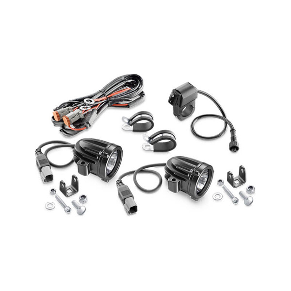Farol Auxiliar Milha Alumínio Preto Led 990 Lumens Interphone
