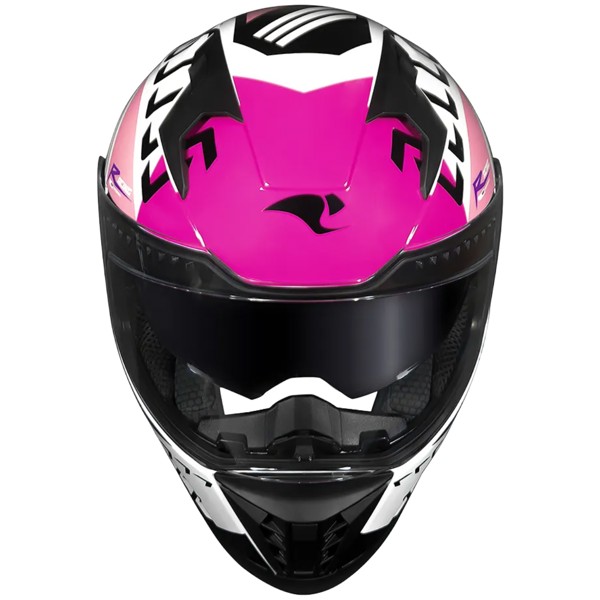 Capacete Race Tech Volt Ninja Branco Rosa