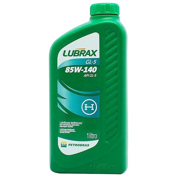 Oleo GL5 85W-140 Lubrax Transmissão 1 Litro