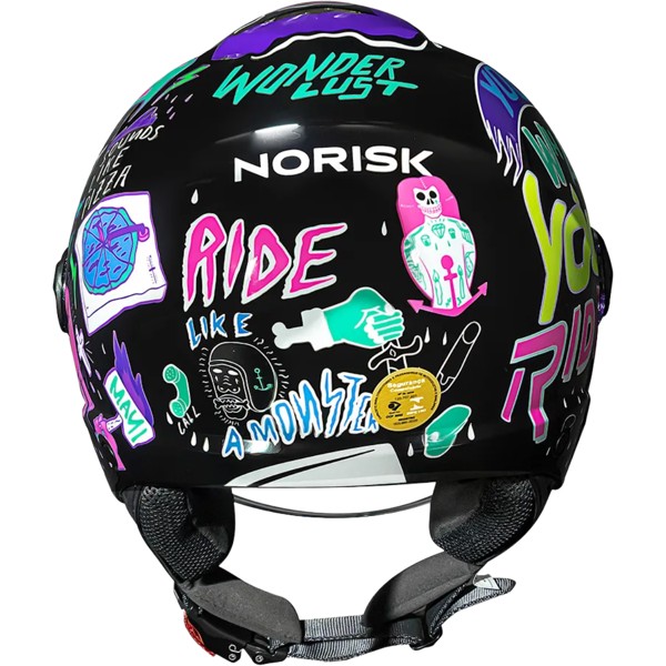 Capacete Norisk Orion SV Free Preto Roxo