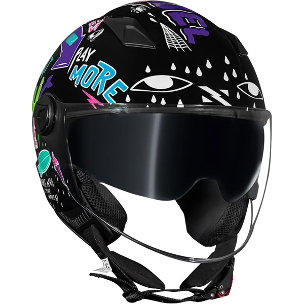 Capacete Norisk Orion SV Free Preto Roxo