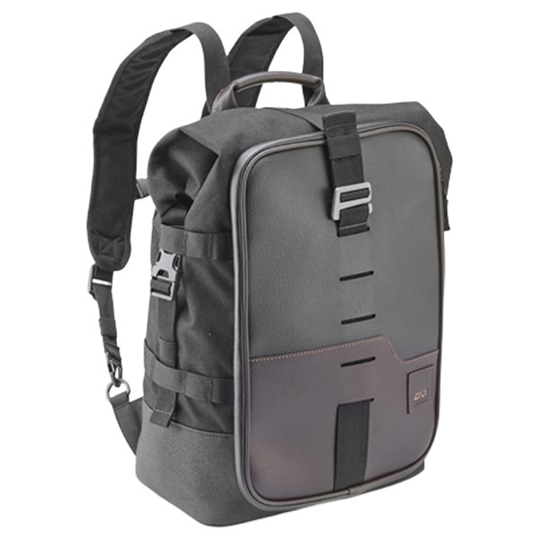 Mochila Givi CRM101 Corium 18L Marrom e Preto
