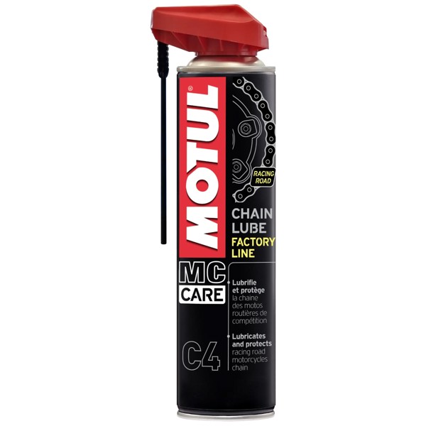 Lubrificante Corrente 400ml Spray Motul C4 Factory Line