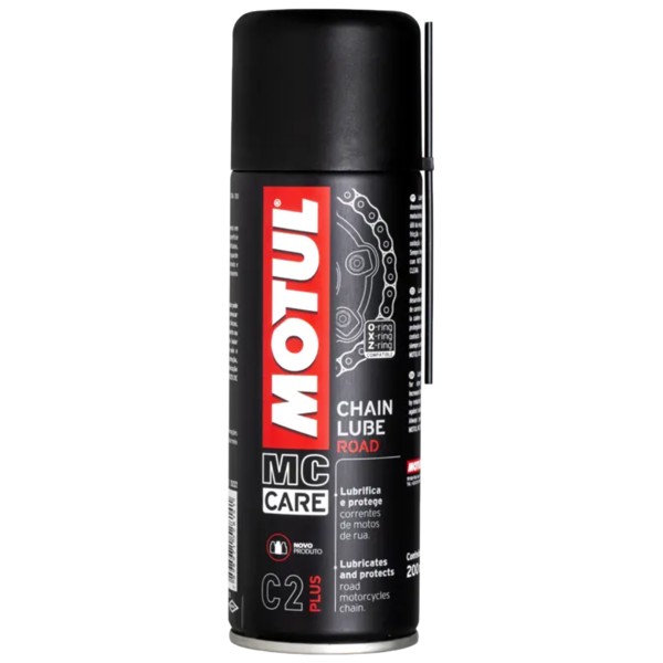 Lubrificante Corrente 200ml Spray Motul C2+ Road