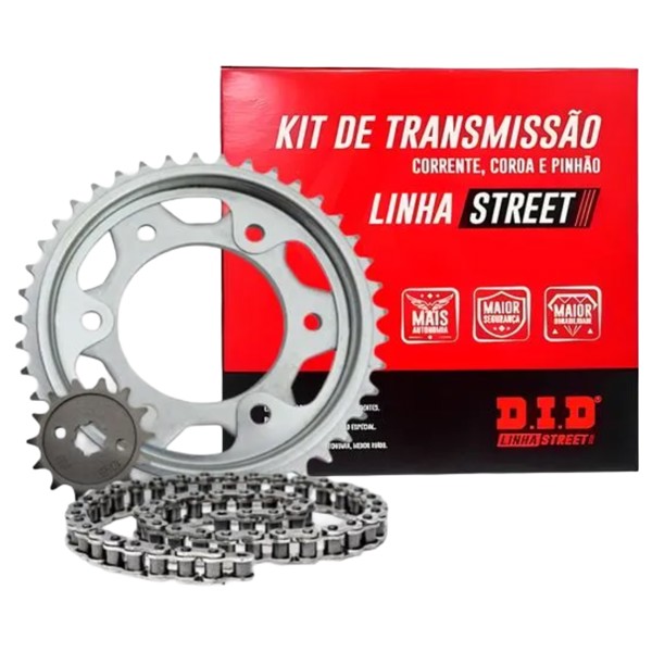 Kit Relação XR 300R / Xre 300 Todas 520V-104ZB 39/13 com Retentor