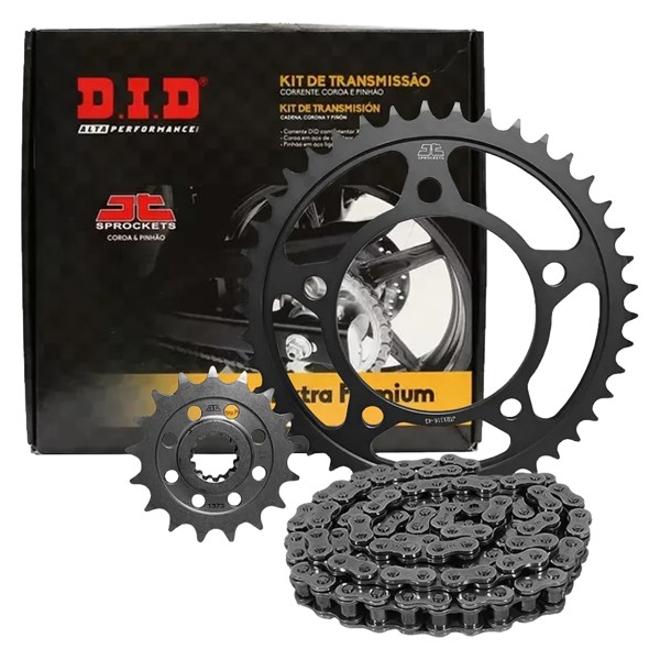 Kit Relação Tracer 900 GT 19... 525VX3-118ZB 45/16 com Retentor DID 072532