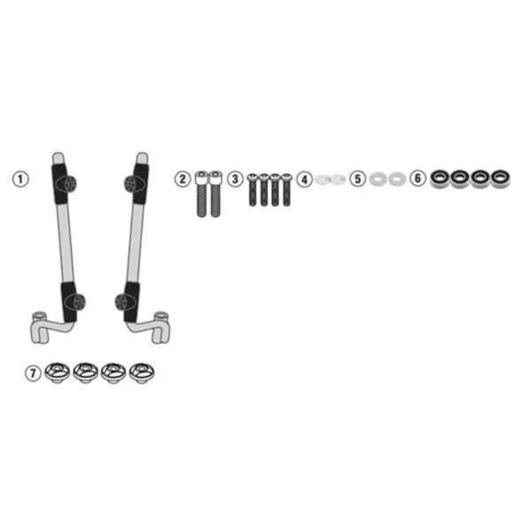 Kit Fixação Parabrisa SH 150 12-19 Givi A1155A