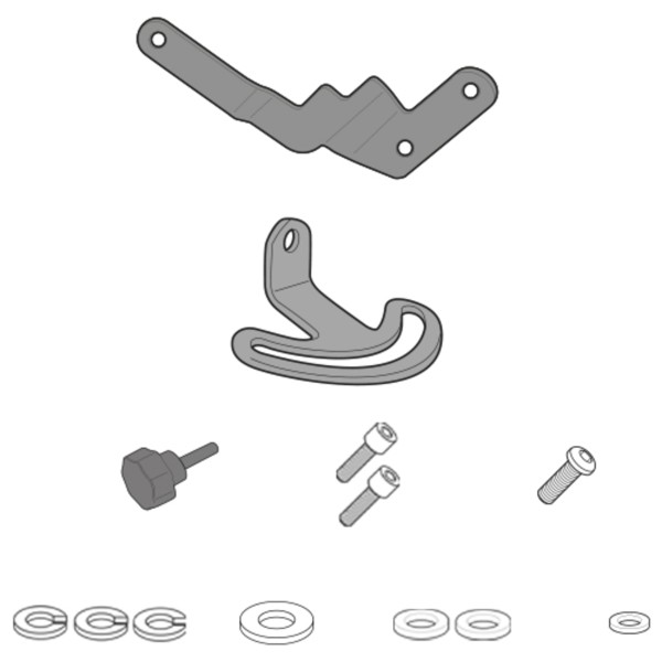 Kit Fixação Parabrisa R 1200 GS 13-18 Givi D5108KIT