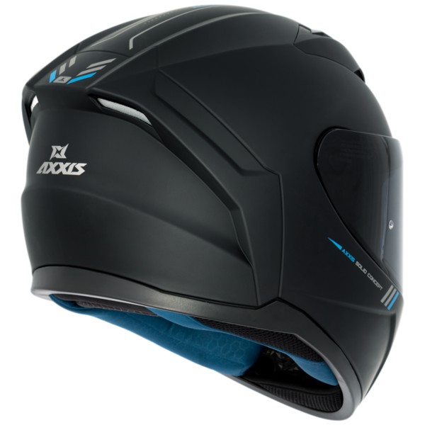 Capacete Axxis Segment Solid A1 Preto Fosco
