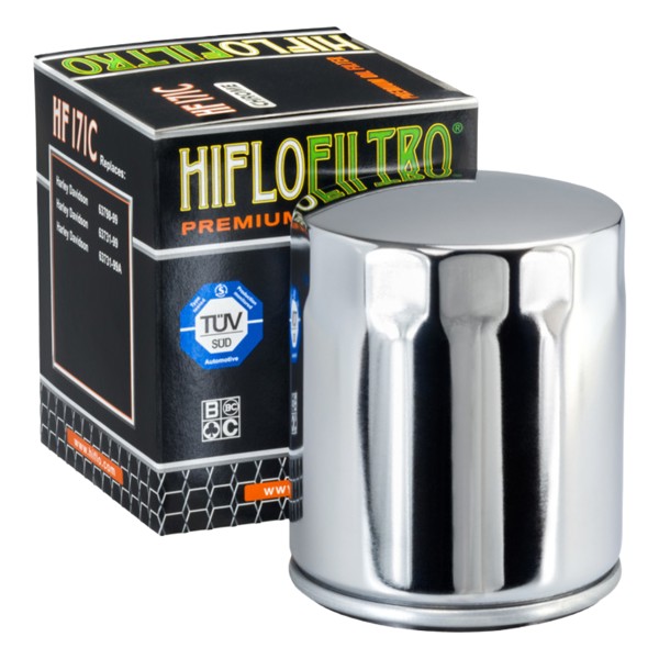 Filtro de Oleo HifloFiltro HF171C Cromado