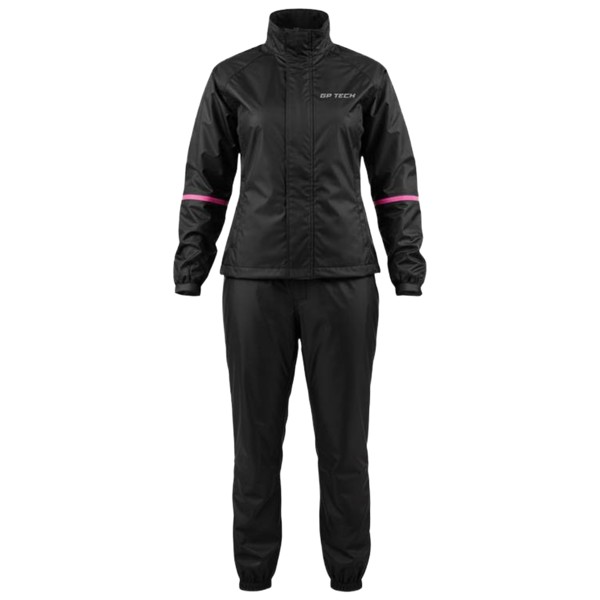 Capa Chuva GP Tech Essence Premium Feminina Preta Rosa 