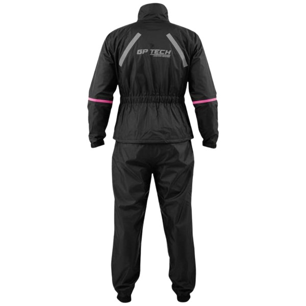 Capa Chuva GP Tech Essence Premium Feminina Preta Rosa 