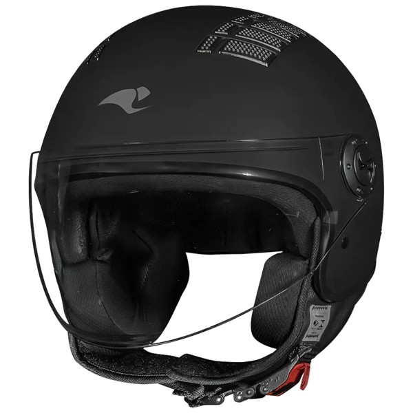 Capacete Race Tech One Monocolor Preto Fosco