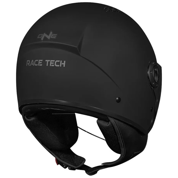 Capacete Race Tech One Monocolor Preto Fosco