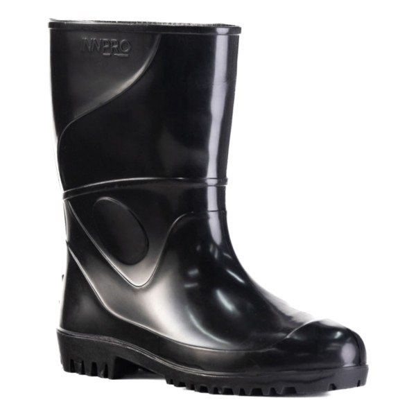 Bota Chuva Innpro Work Cano Curto Sola Preta