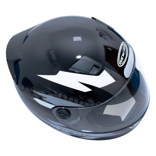 Capacete Ebf New Fit Control Preto Prata