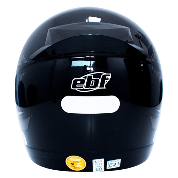 Capacete Ebf New Fit Control Preto Prata