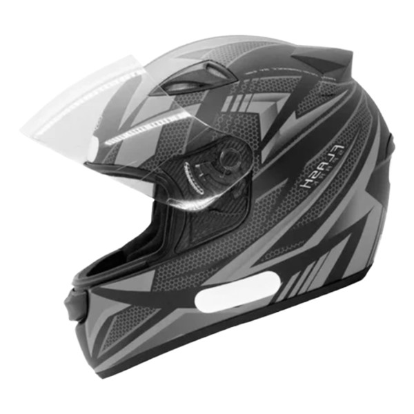Capacete Ebf Spark Flash Preto Prata
