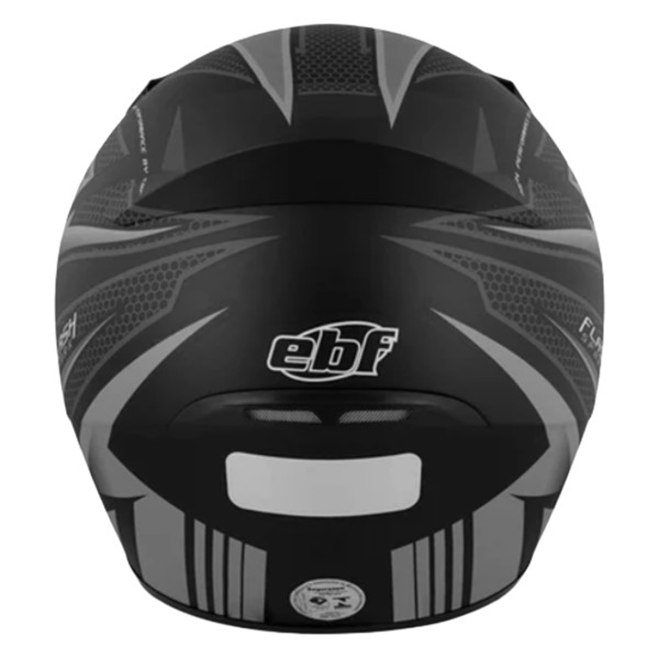 Capacete Ebf Spark Flash Preto Prata