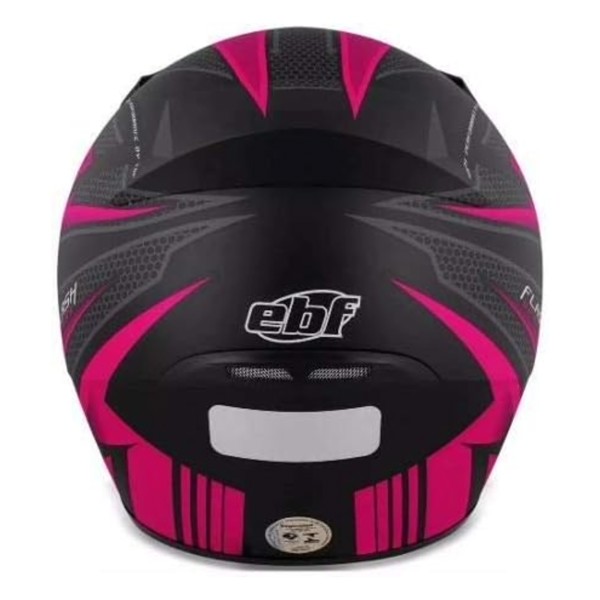 Capacete Ebf Spark Flash Preto Rosa