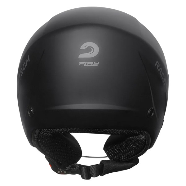 Capacete Race Tech Play Monocolor Preto Fosco