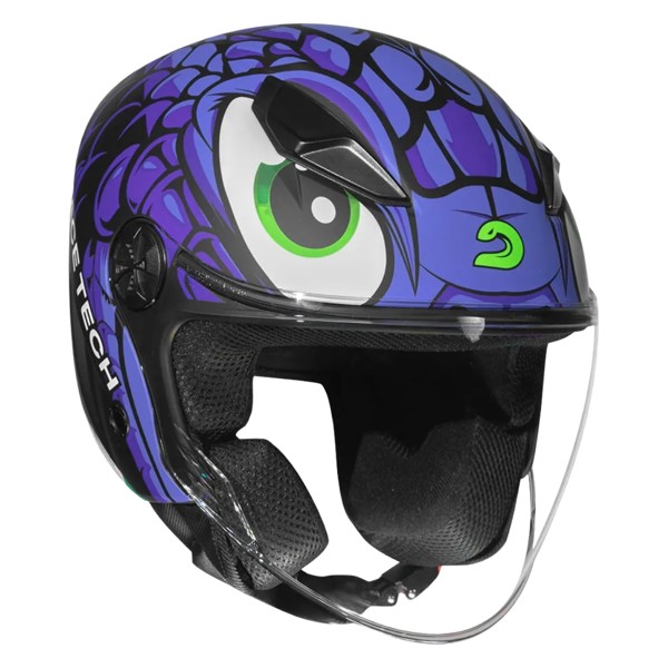 Capacete Race Tech Play Snake Roxo